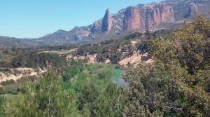 Río Gállego y los Mallos de Riglos